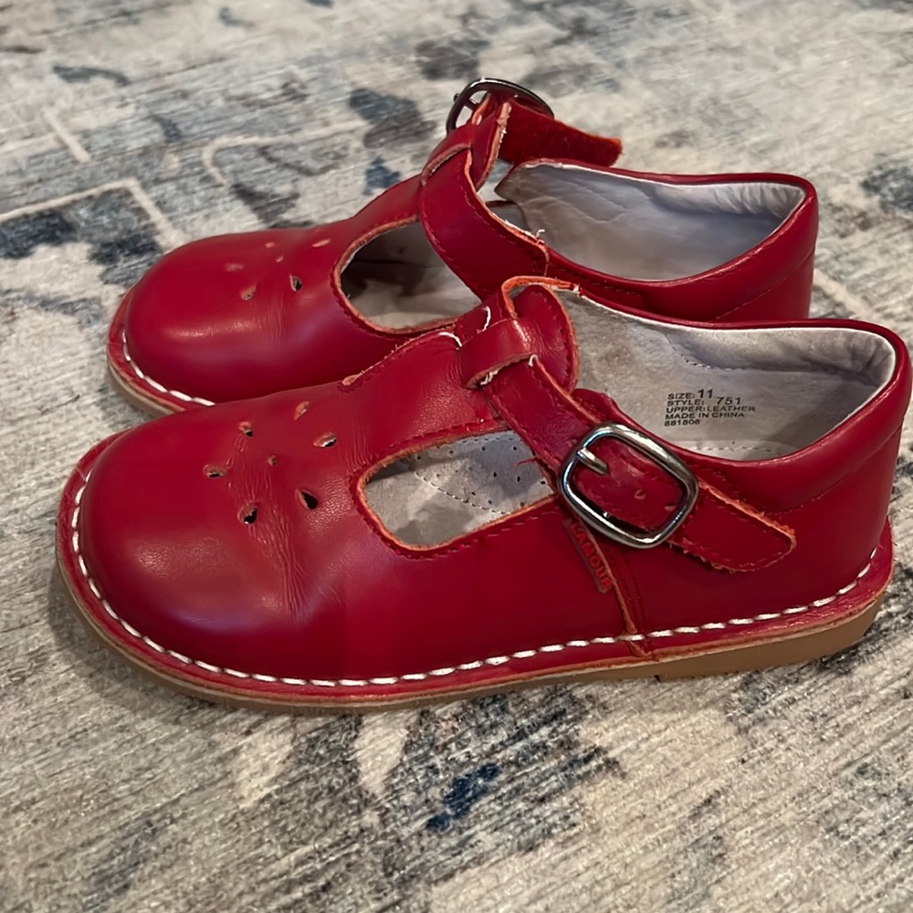 L’Amour red dress shoes. Size 11. Excellent condition.